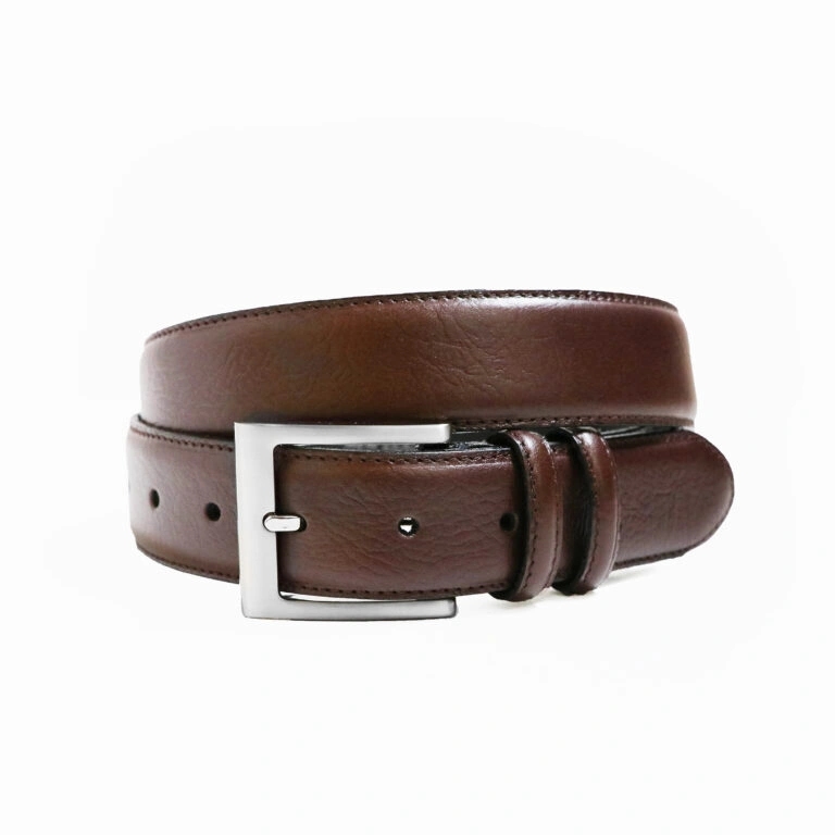 Brown Siena 35mm Leather Dress Belt